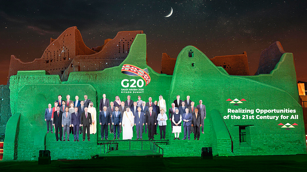 Arabia Saudita acoge un G20 virtual dominado por el coronavirus